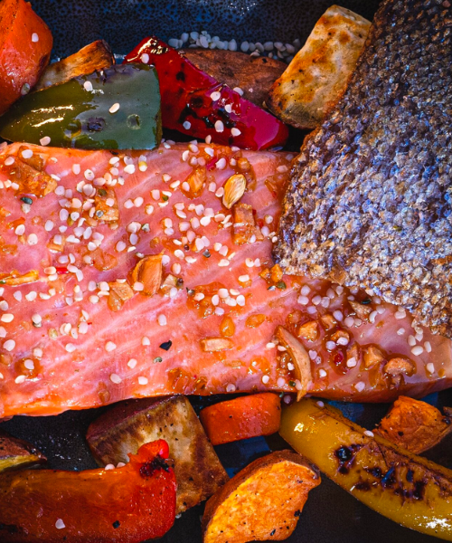 Sizzling Salmon with Honey Hemp Drizzle - Hemp Connect NZ