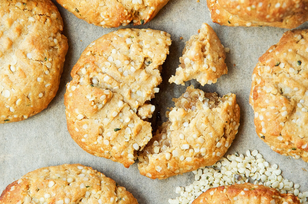 Hemp & Peanut Butter Cookies