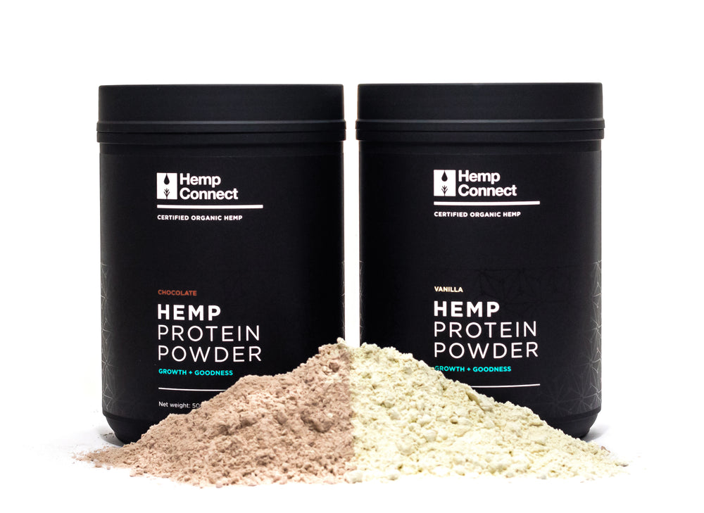 Hemp Protein Powder (Chocolate/Vanilla 500g combo)